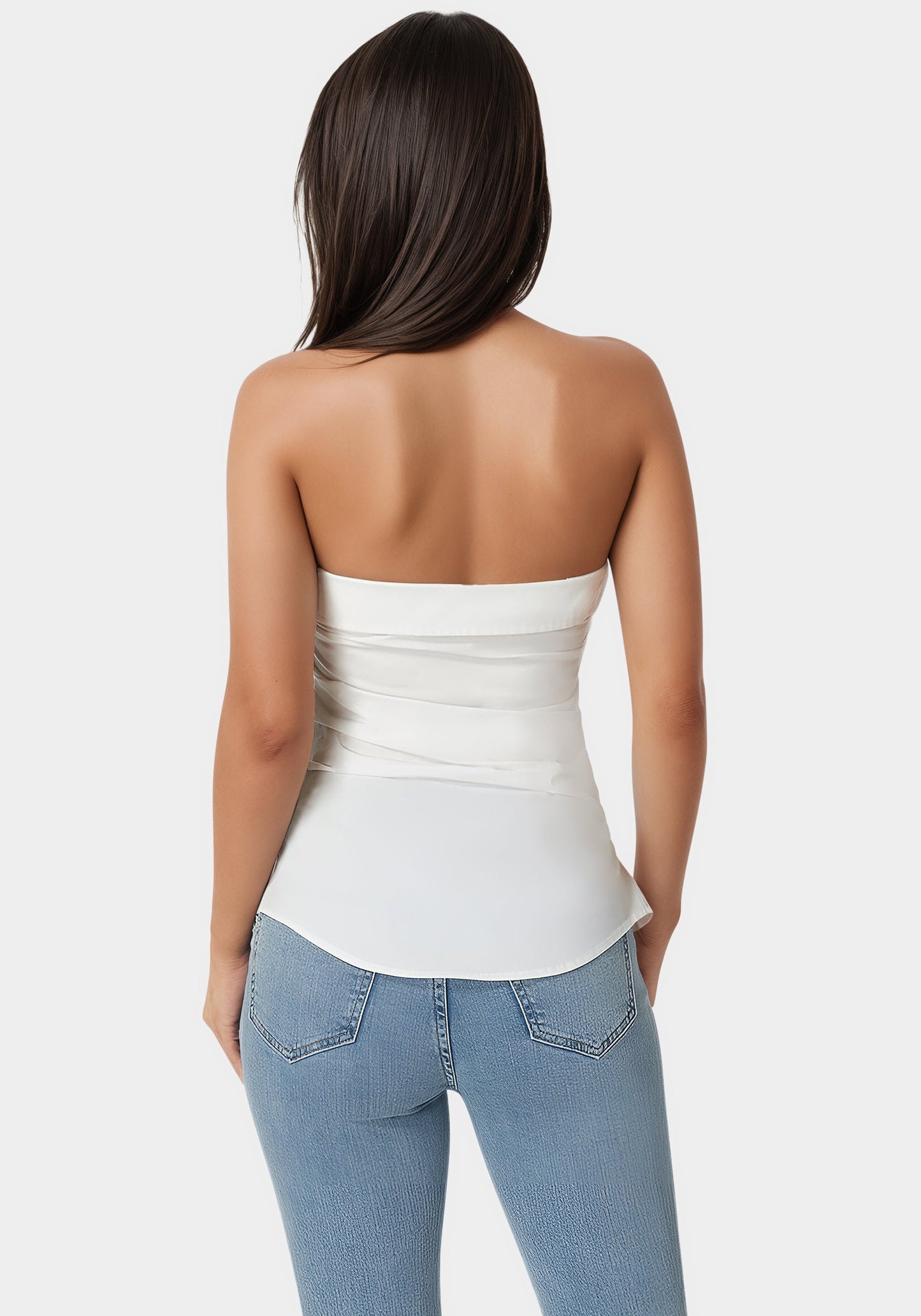 Ruched Asymmetric Top