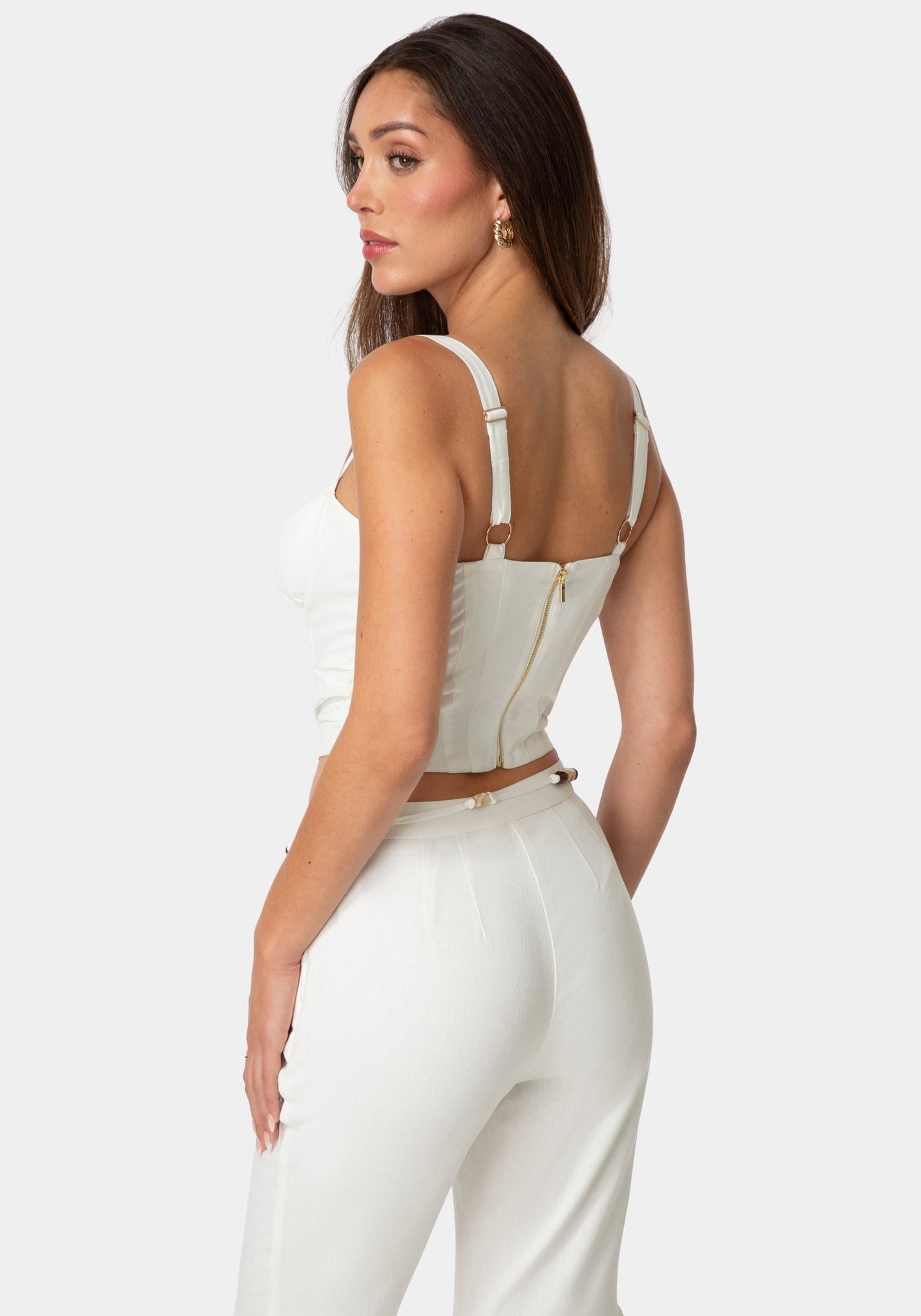 Fitted Linen Bustier