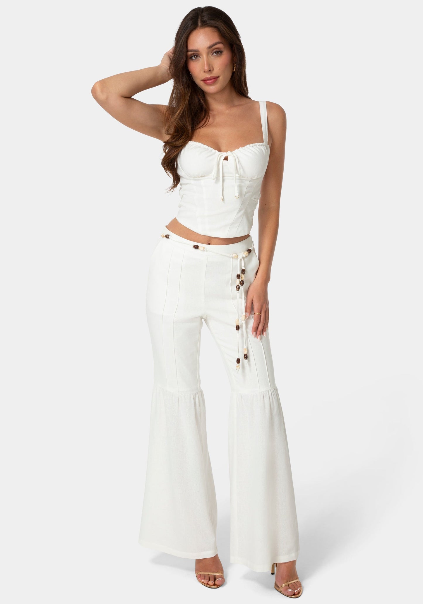 Fitted Linen Bustier