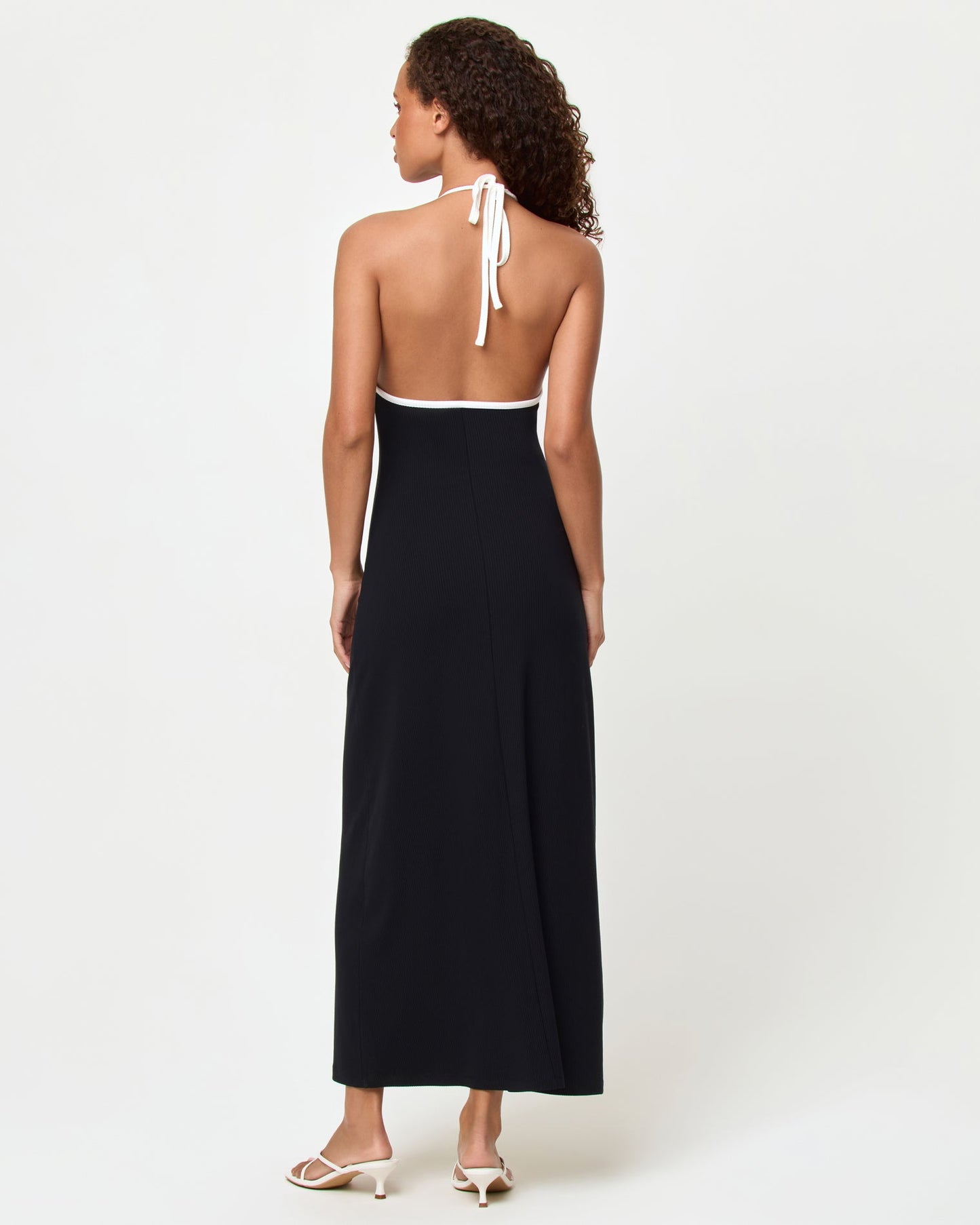 Shea Maxi Dress - Black-Cream