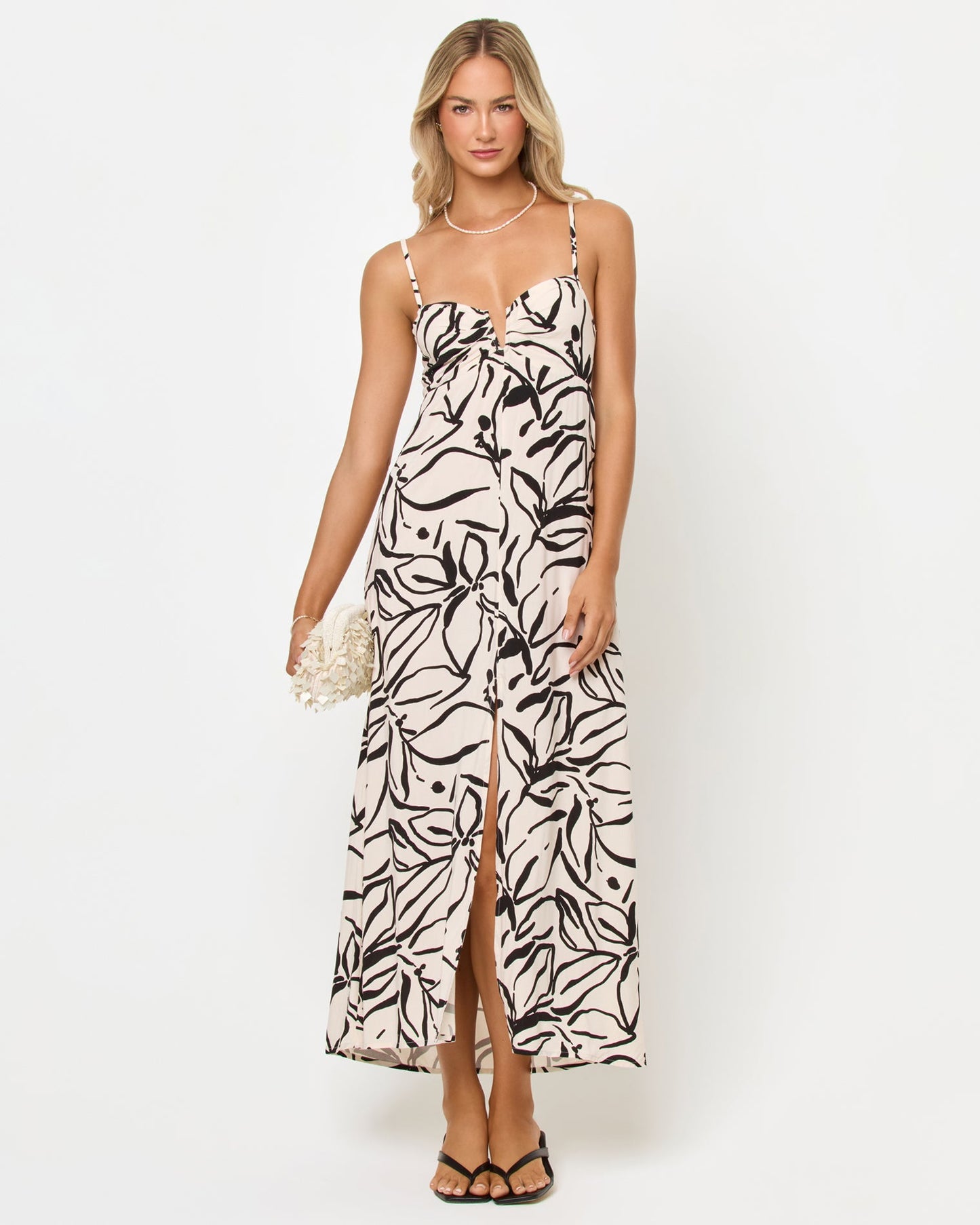 Chara Maxi Dress - Heavy Petal