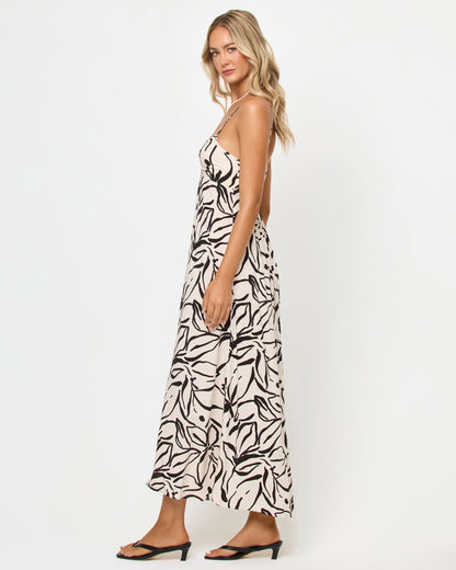 Chara Maxi Dress - Heavy Petal