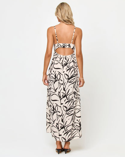 Chara Maxi Dress - Heavy Petal