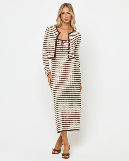 Rosalie Cardigan - Cafe-Cream