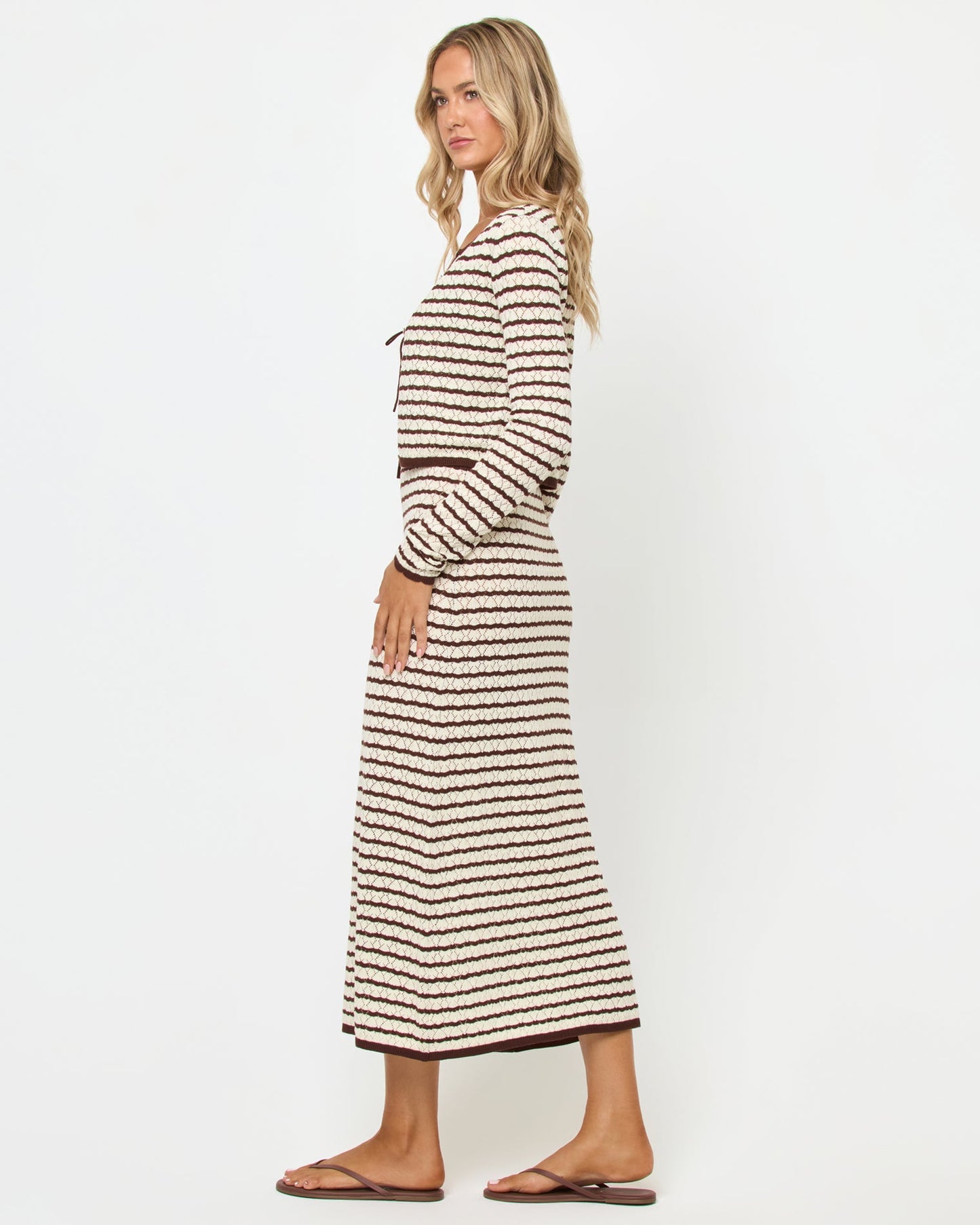 Rosalie Cardigan - Cafe-Cream