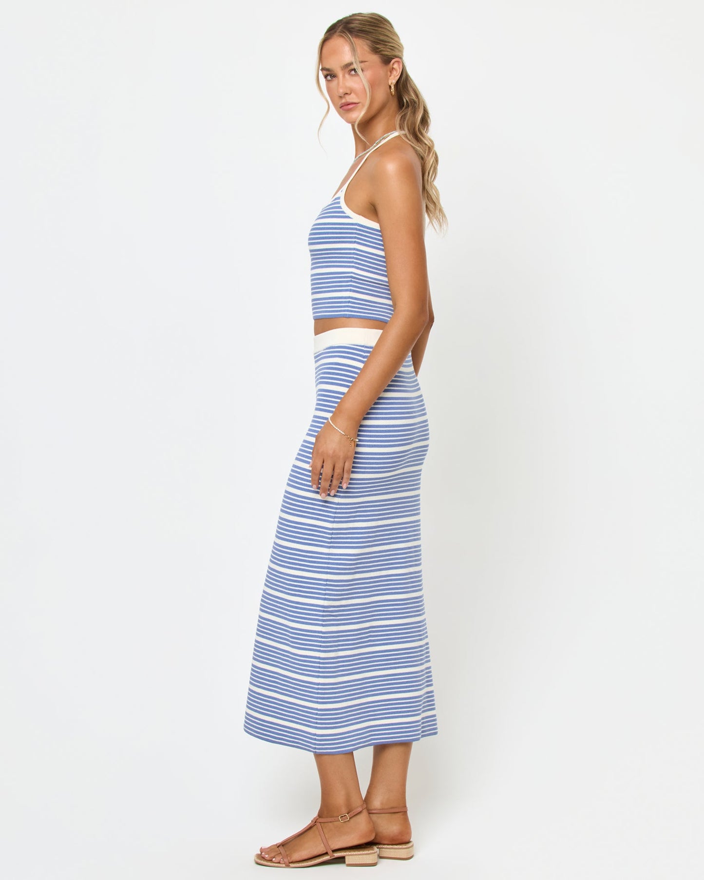 Ravello Skirt - Outer Banks Stripe