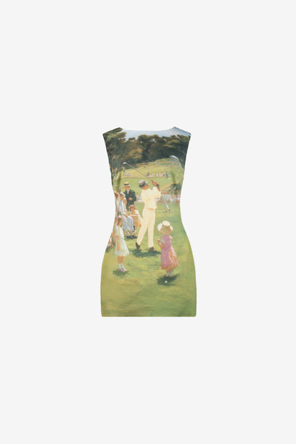 Augusta Linen Mini — Sunday Greens