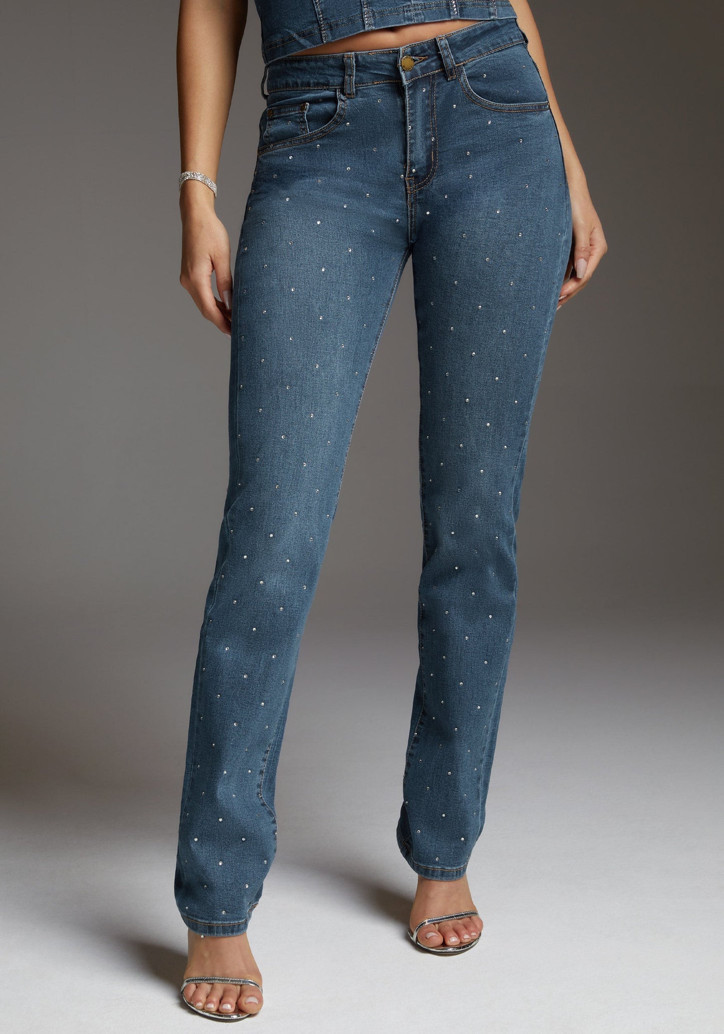 The Embellished Straight Leg