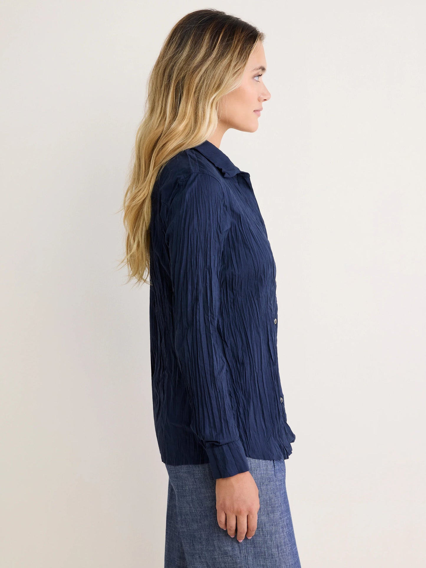 nz by NIC+ZOE Core Cotton Crinkle Shirt