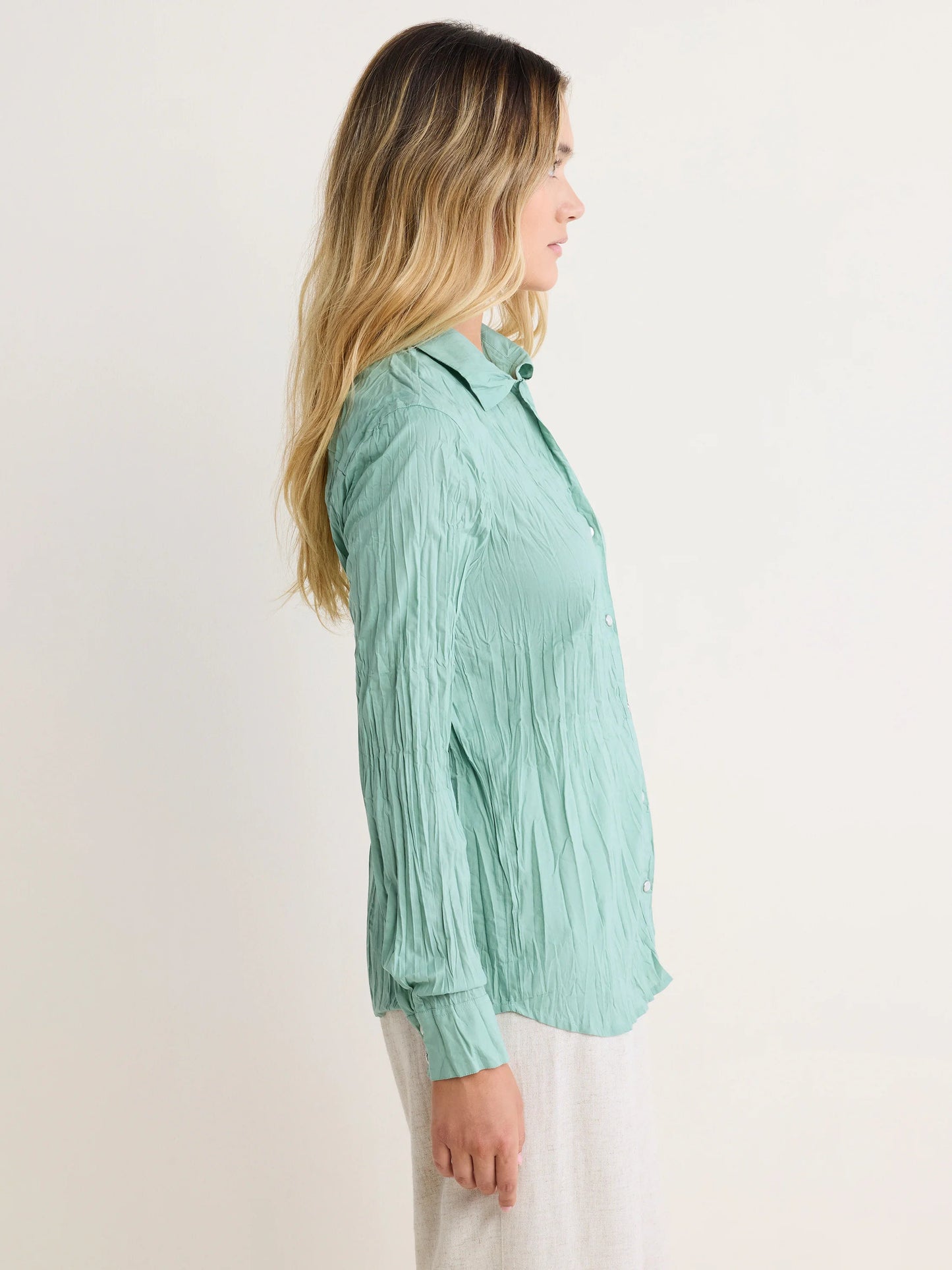 nz by NIC+ZOE Core Cotton Crinkle Shirt