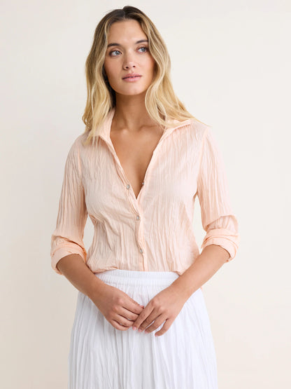 nz by NIC+ZOE Core Cotton Crinkle Shirt