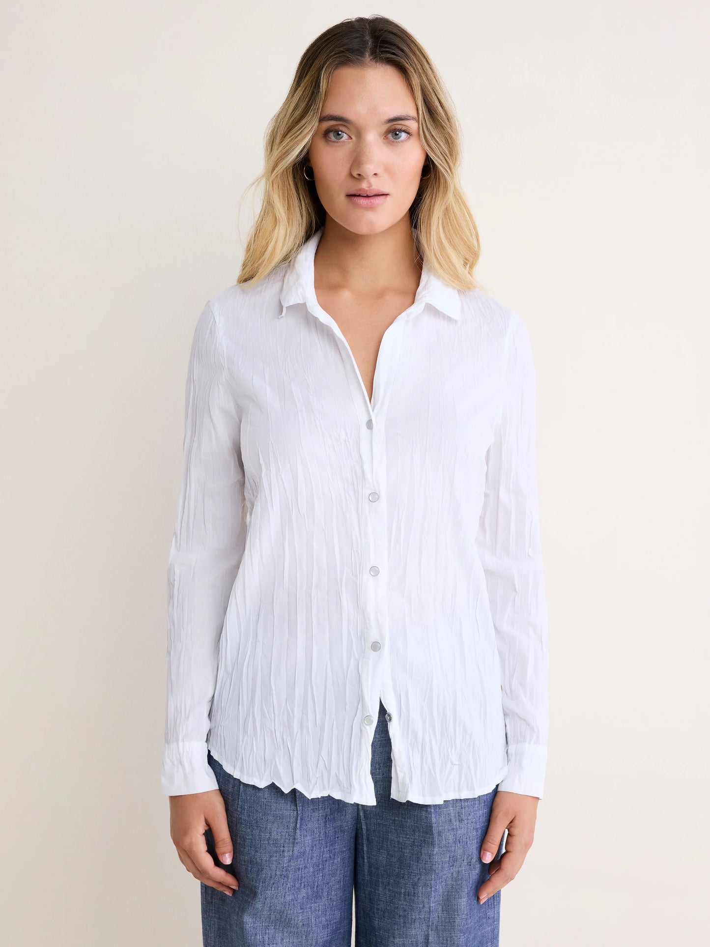 nz by NIC+ZOE Core Cotton Crinkle Shirt