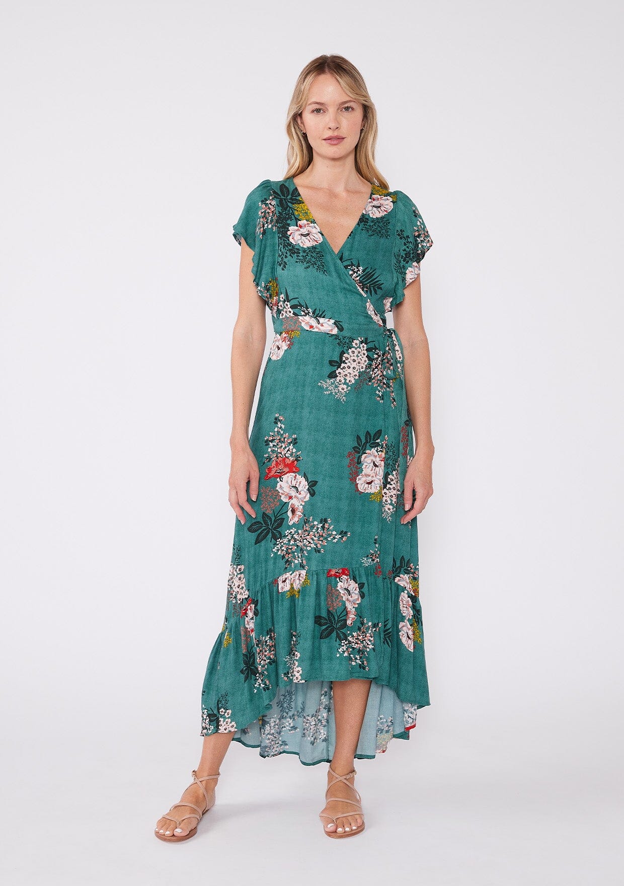 Deisy Floral Wrap Dress