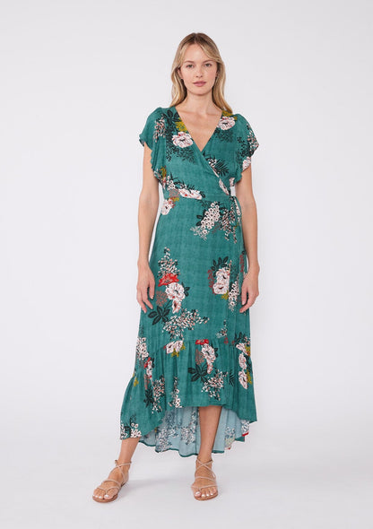 Deisy Floral Wrap Dress