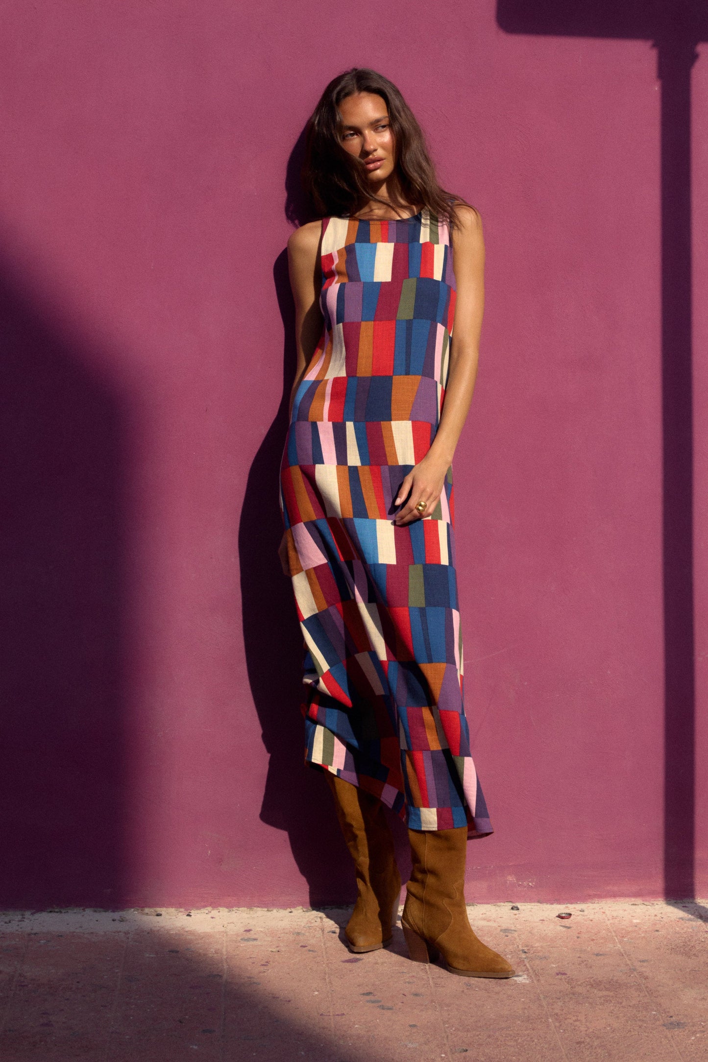 Binnie Dress In Forget Me Not