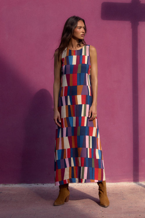 Binnie Dress In Forget Me Not