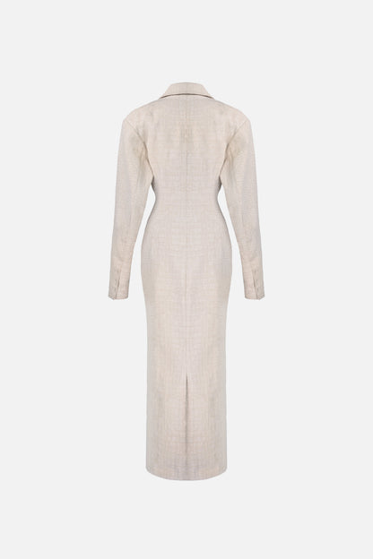 Blythe Trench Dress — Snakeskin