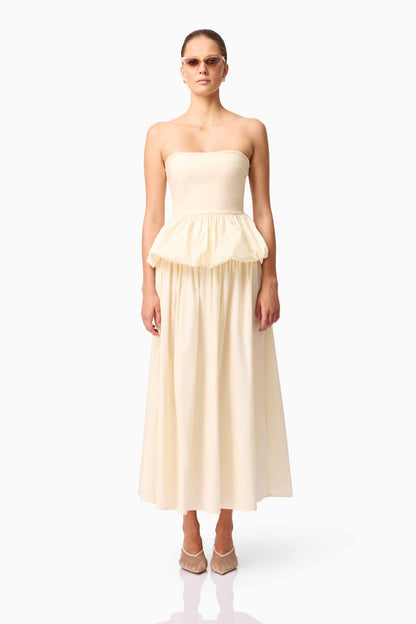 CURAAE Delia Top & Skirt Set in White