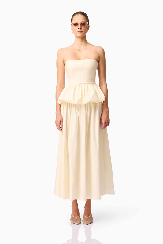 CURAAE Delia Top & Skirt Set in White