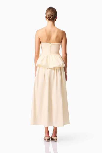 CURAAE Delia Top & Skirt Set in White