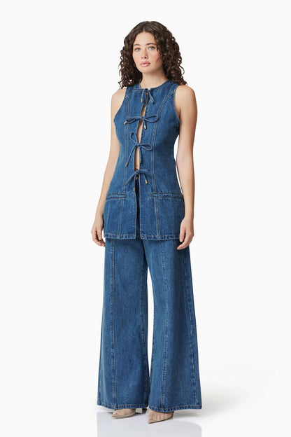 CURAAE Clara Sleeveless Denim Set