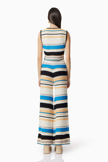 CURAAE Harlow Knit Striped Trousers