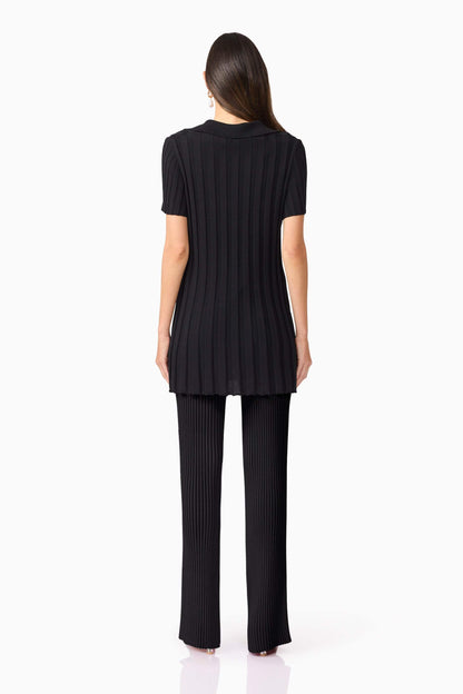 CURAAE Annabelle Knit Shirt In Black