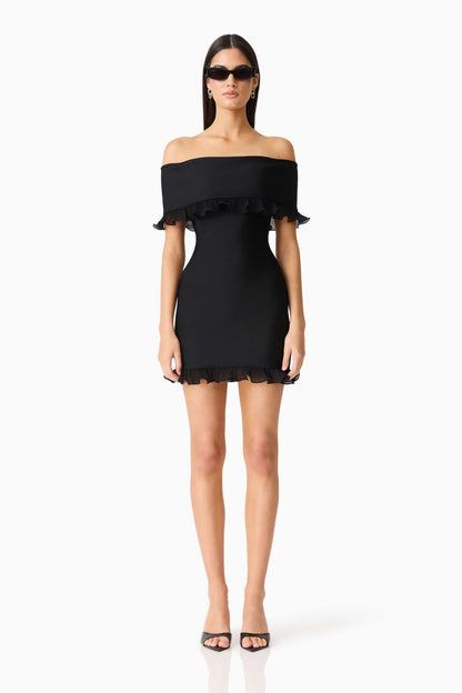 CURAAE Catiana Mini Dress in Black
