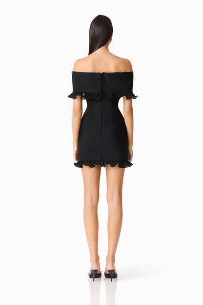 CURAAE Catiana Mini Dress in Black