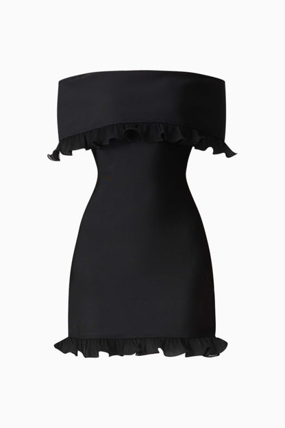 CURAAE Catiana Mini Dress in Black
