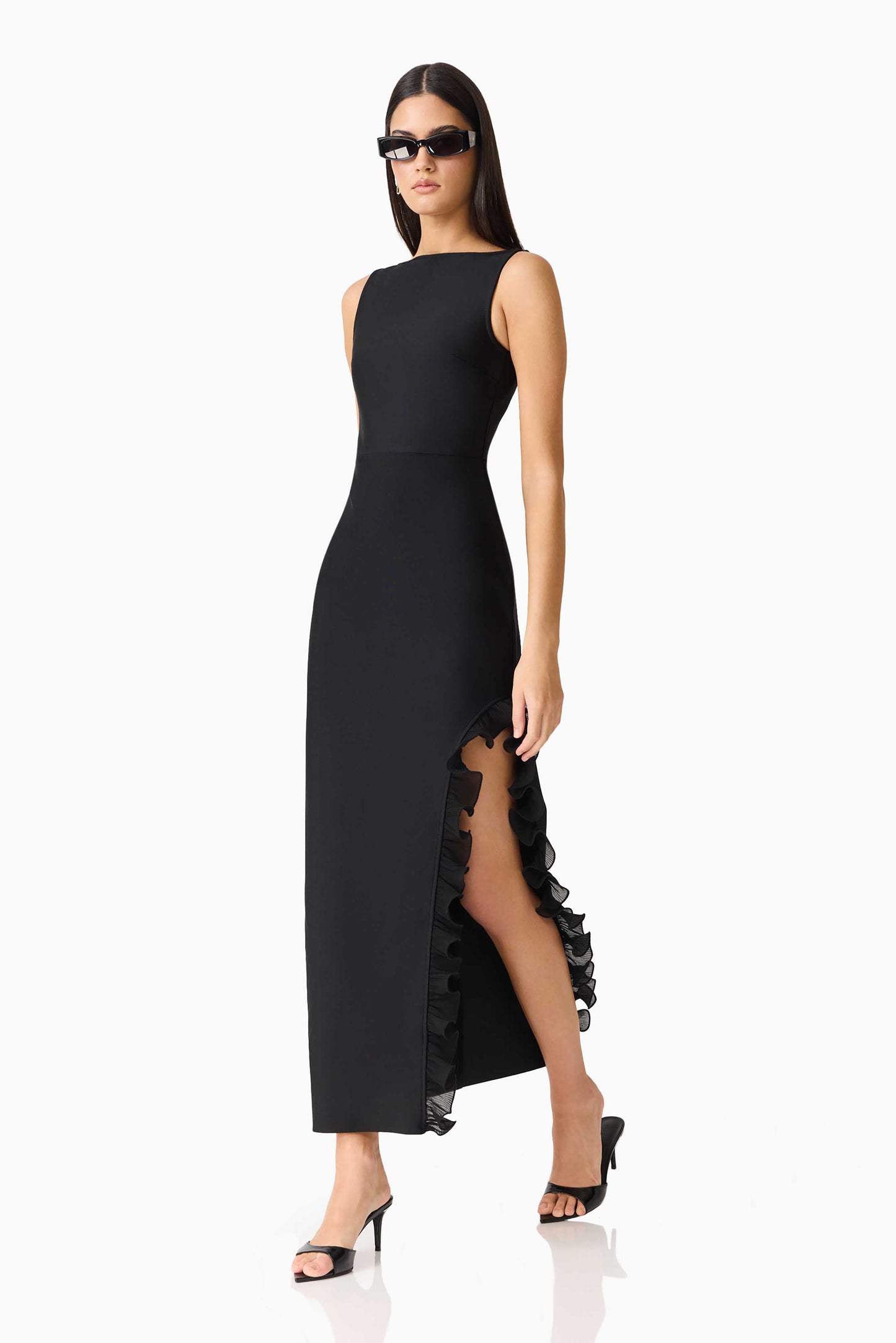 CURAAE Catiana Maxi Dress in Black