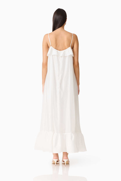 CURAAE Estrella Maxi Dress in White