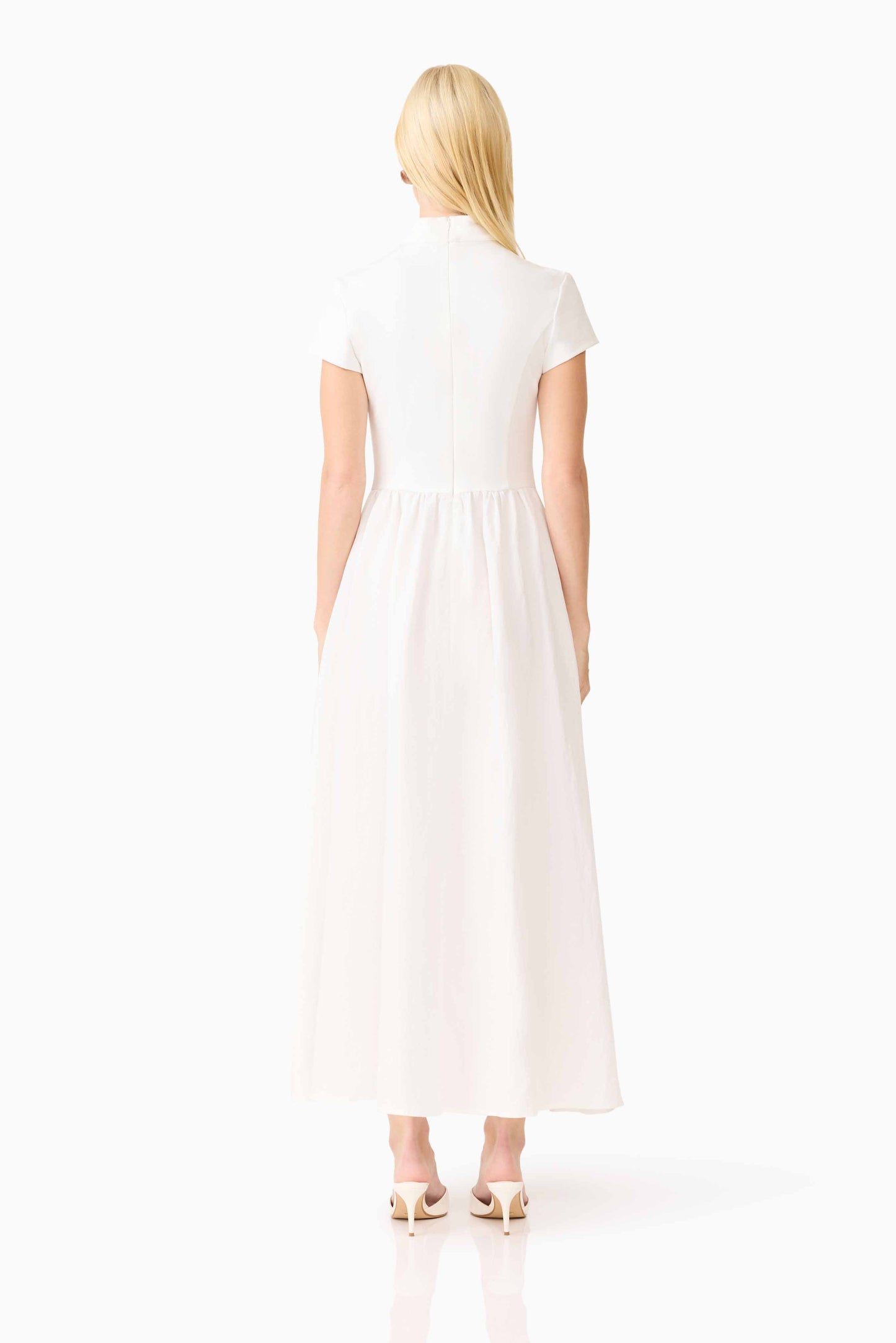CURAAE Amaris Midi Dress in White
