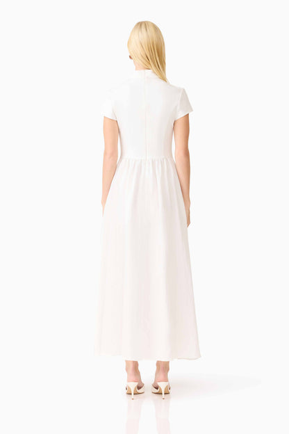 CURAAE Amaris Midi Dress in White