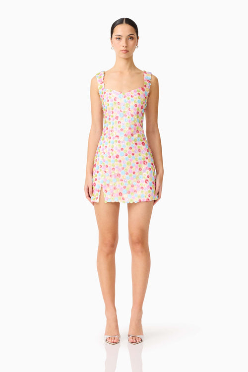 CURAAE Bijou Mini Dress in Multi