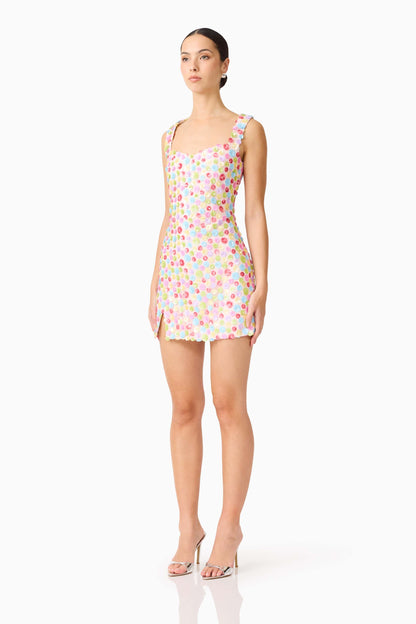 CURAAE Bijou Mini Dress in Multi