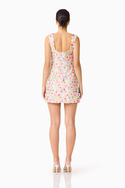 CURAAE Bijou Mini Dress in Multi