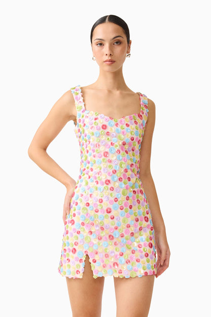 CURAAE Bijou Mini Dress in Multi