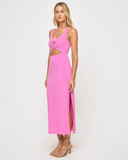 Camille Dress - Hottest Pink