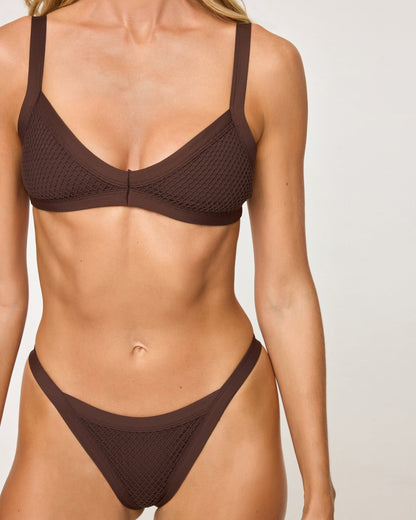 Tyla Bikini Top - Espresso
