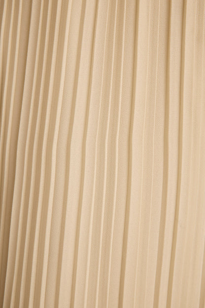 Zaria Cream Plisse Pants