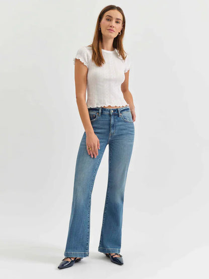 Daze The Heartbreaker Mid Rise Flare