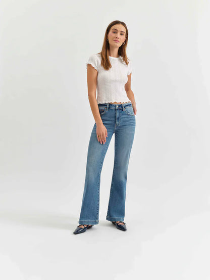 Daze The Heartbreaker Mid Rise Flare