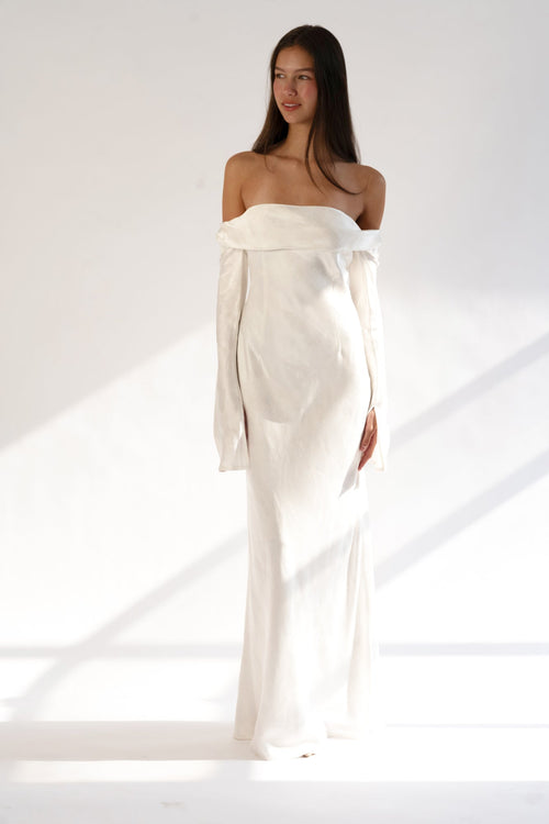 Alma Dress — Ivory