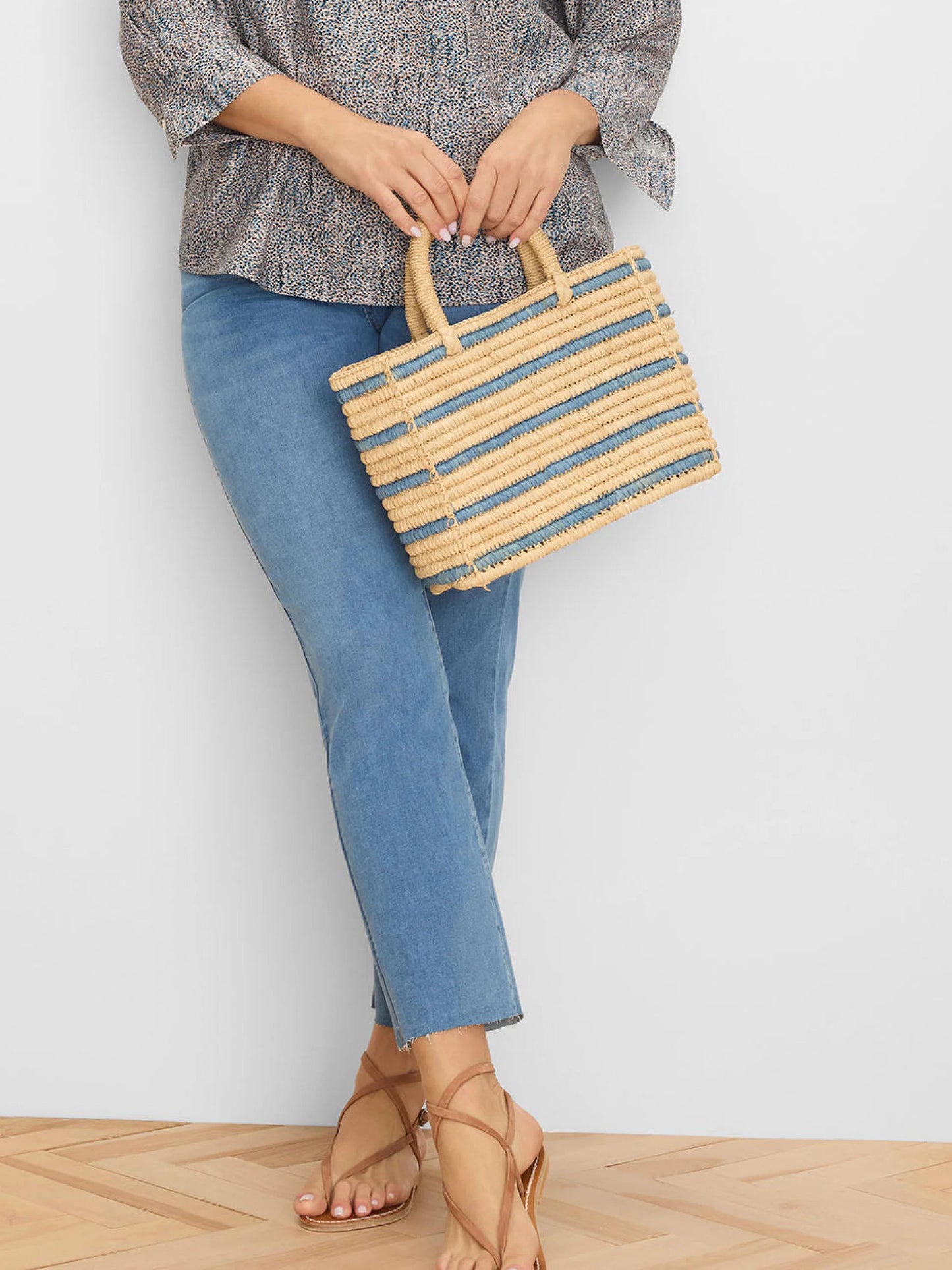 Hat Attack Juli Striped Bag