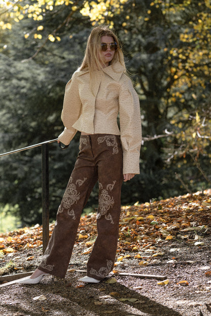 Seba Pants — Mahogany