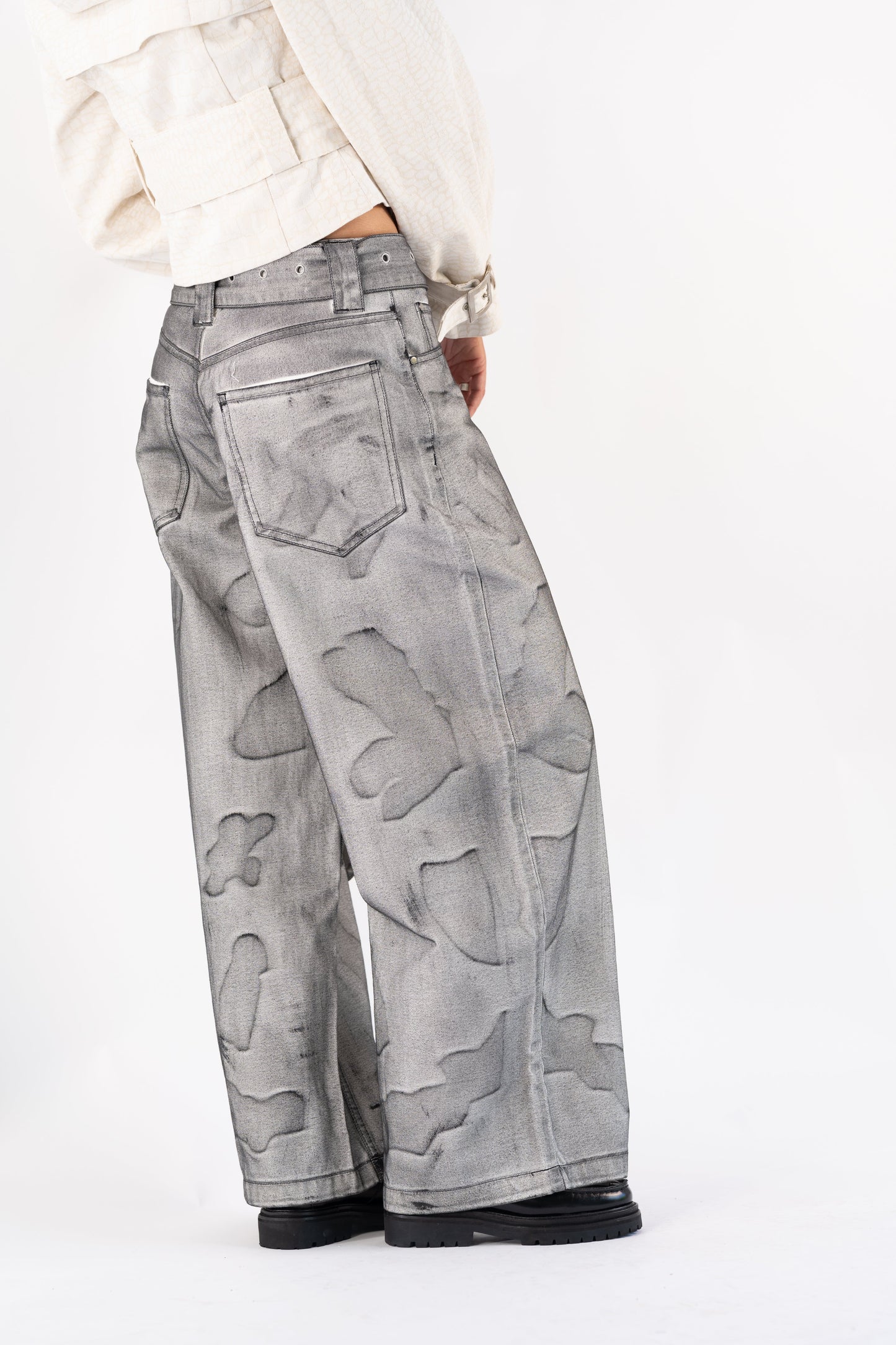 Faria Belted Jeans