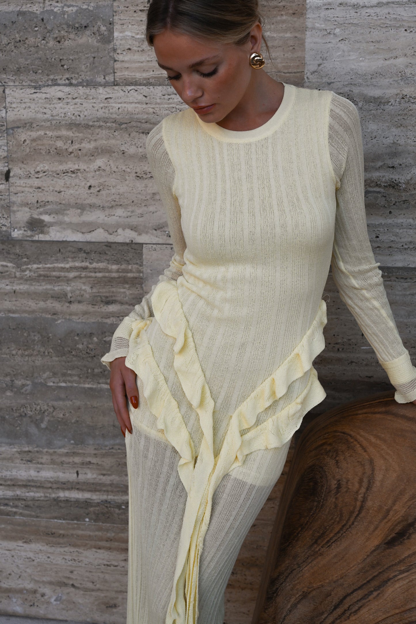 Presley Knit Dress — Butter