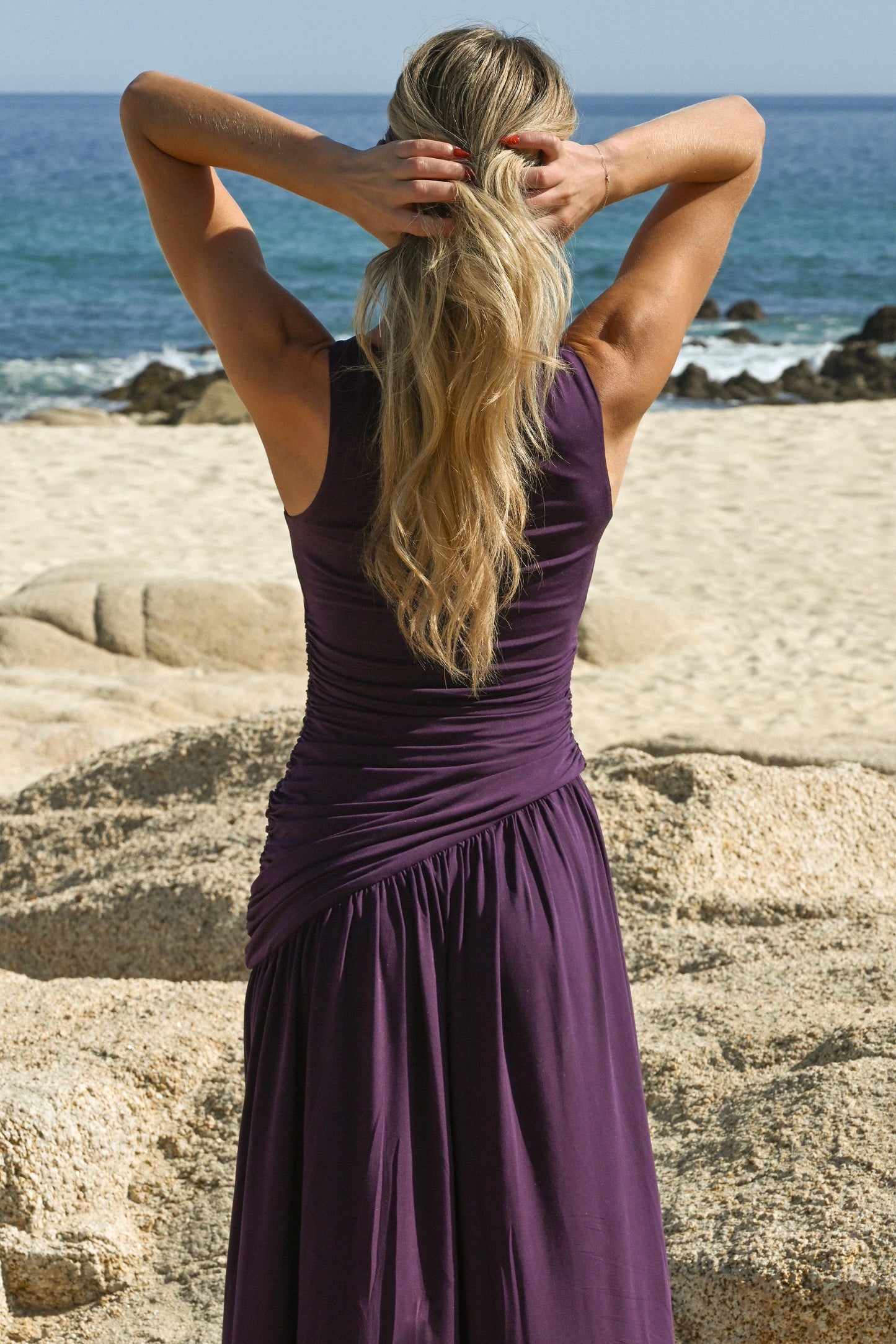 Estelle Dress — Plum