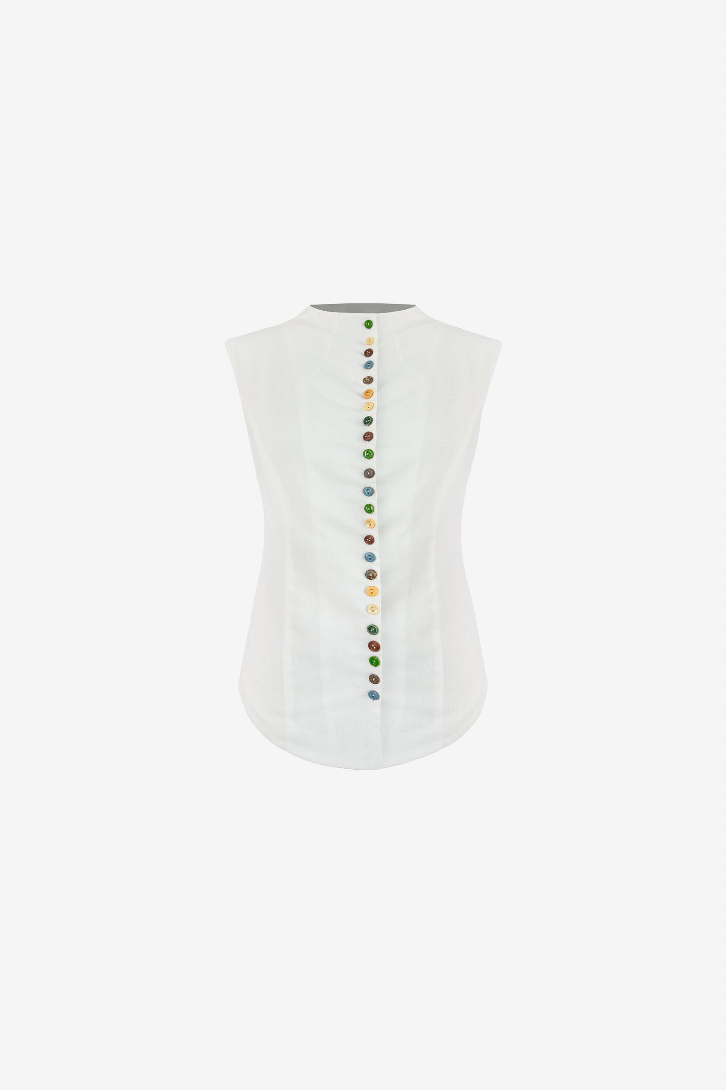Quinn Linen Top